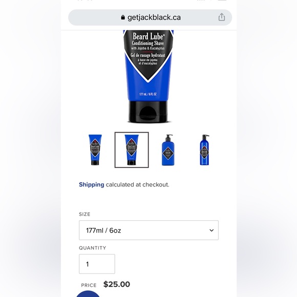 New, unopened, Jack Black Beard Lube 6oz - Picture 2 of 5